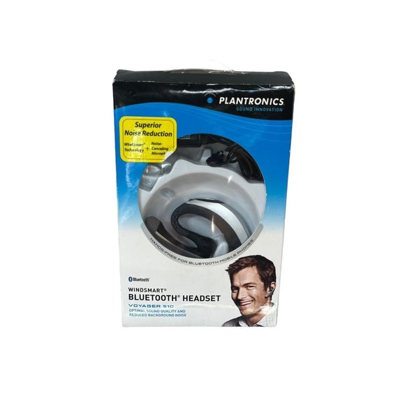 Plantronics Voyager 510 Ultra Comfortable Bluetooth Headset Mobile WindSmart - Picture 1 of 10